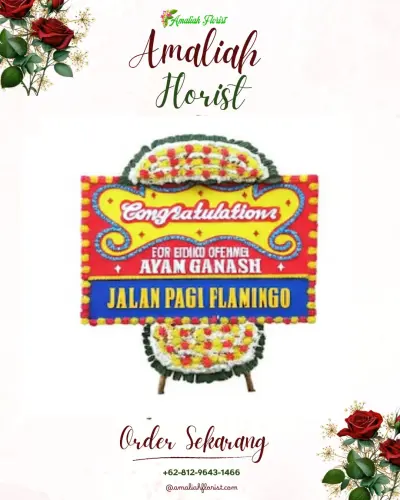 Bunga Papan Congratulation di Debong Lor